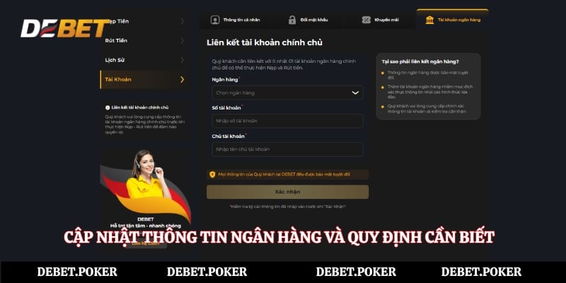 Cập nhật thông tin ngân hàng và quy định cần biết